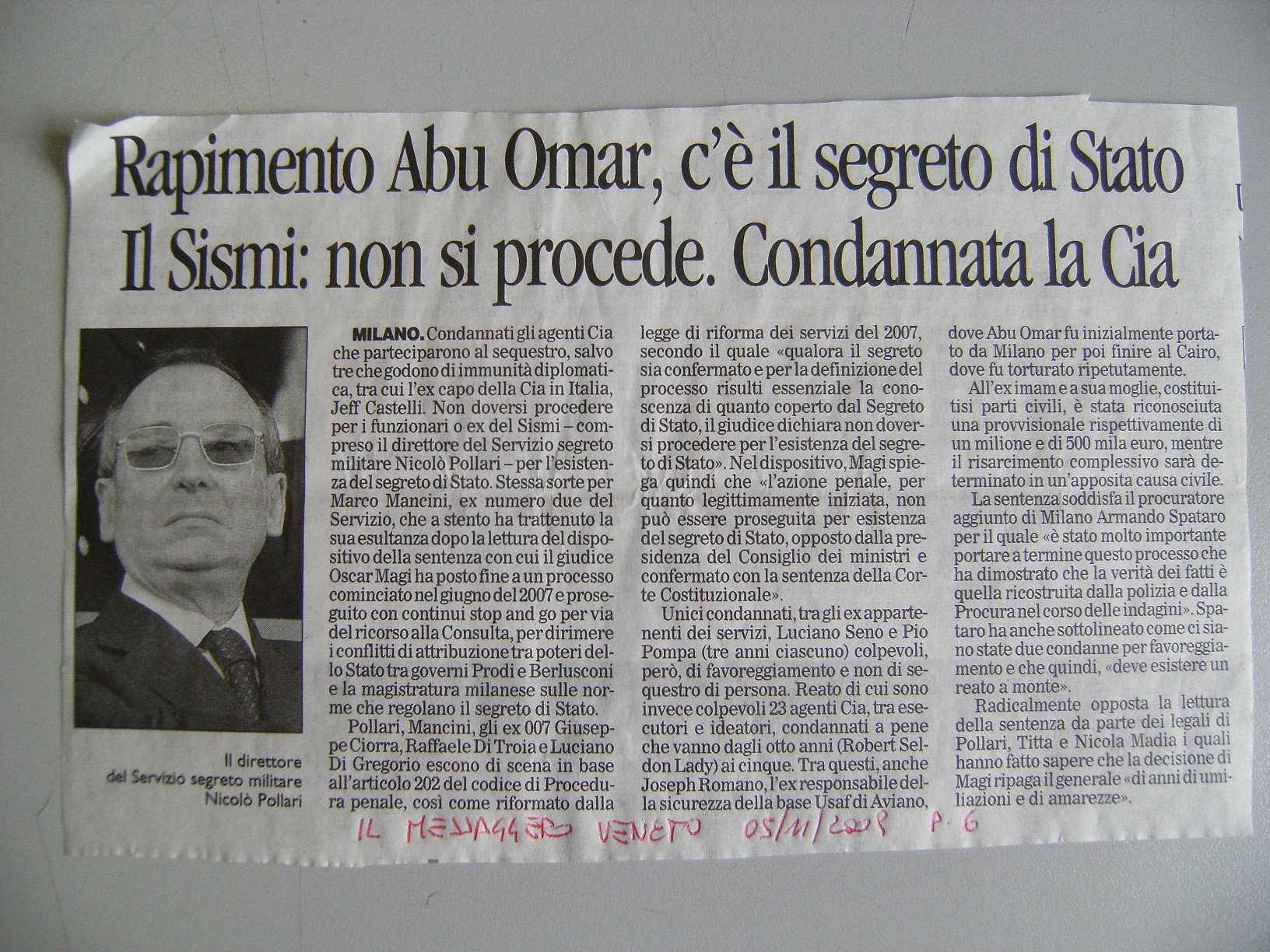 Segreto di Stato wp archivioteca.it